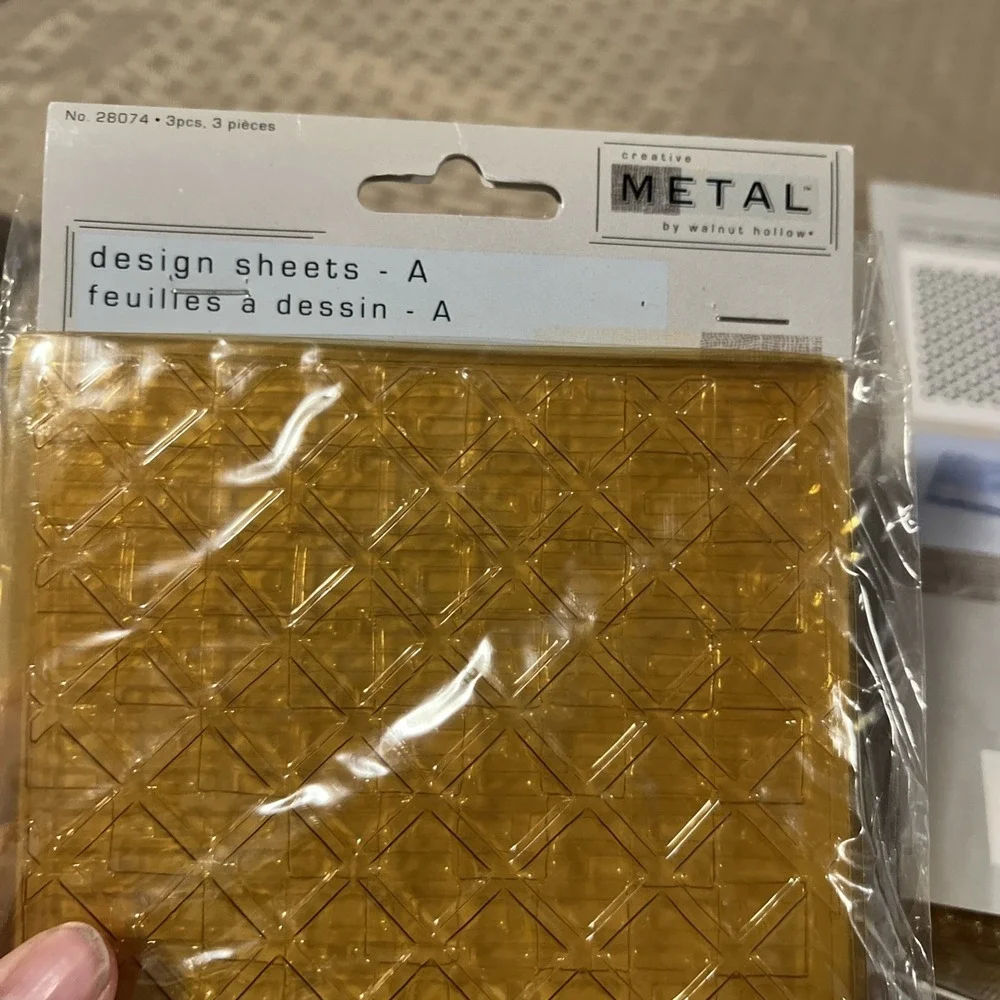 Walnut Hollow Creative METAL Embossing Collection 11 Packs NOS Sealed Vintage